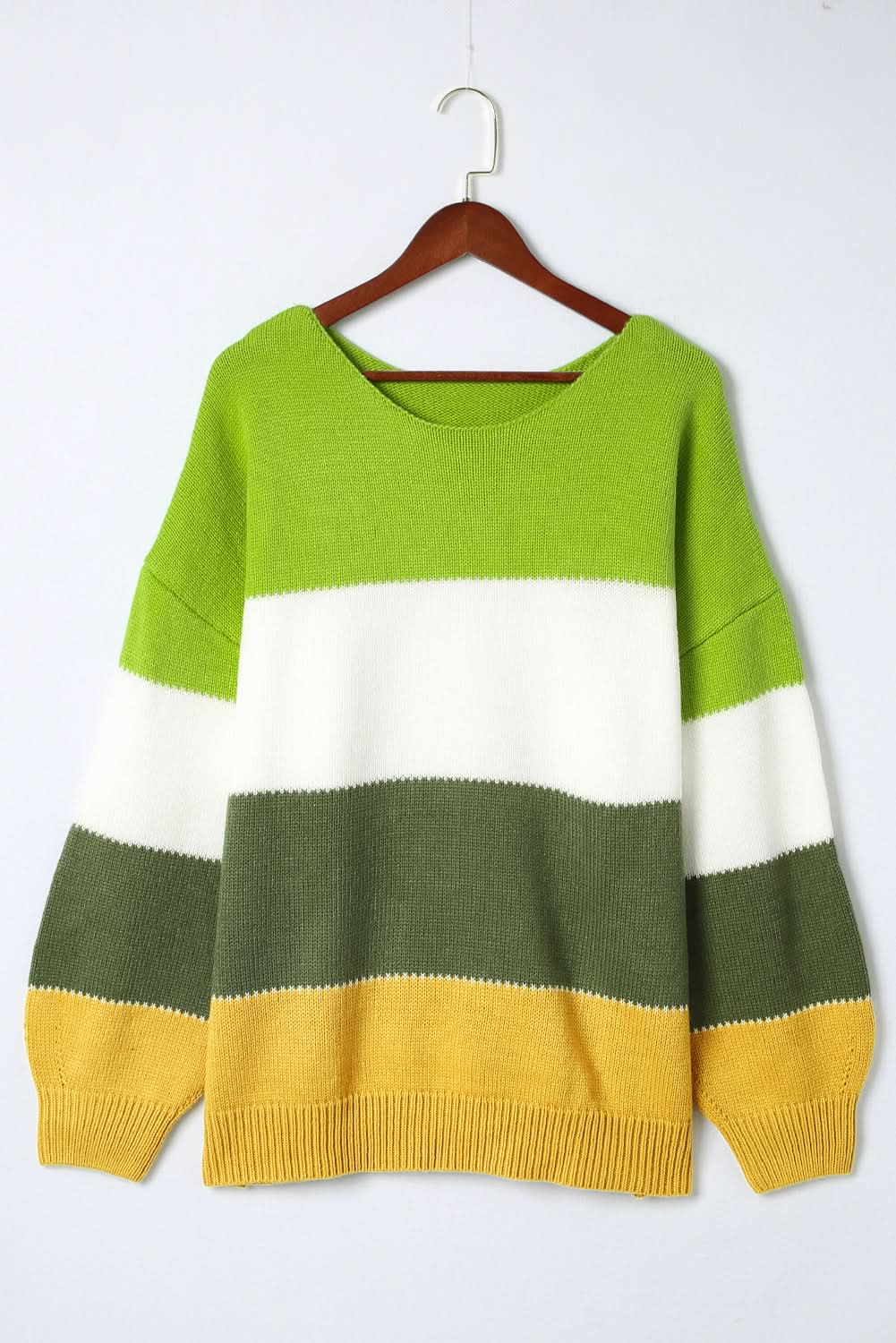 Chic green plus size sweater - Love Salve 