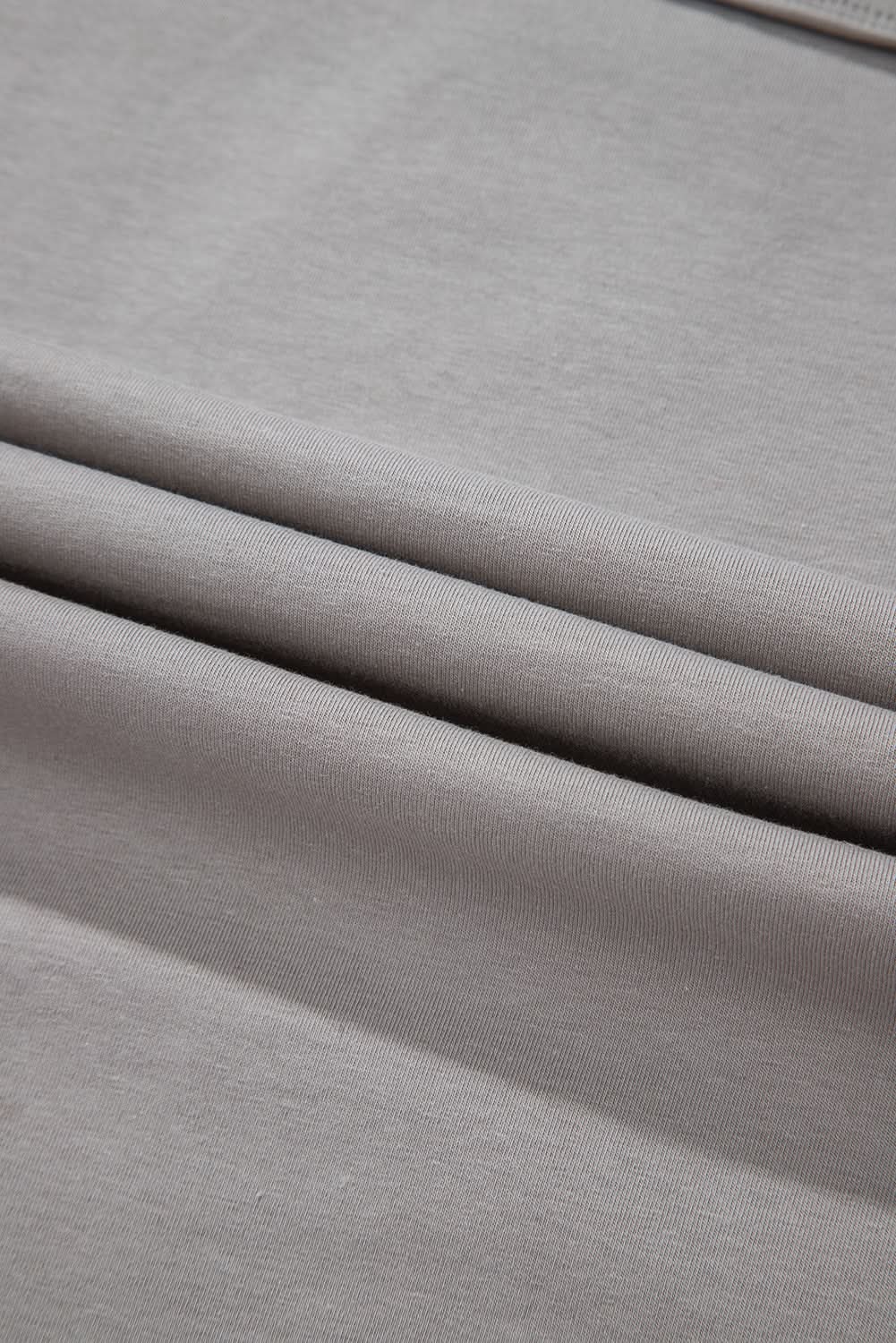 Chic grey floral star top - plus sizes - Love Salve 