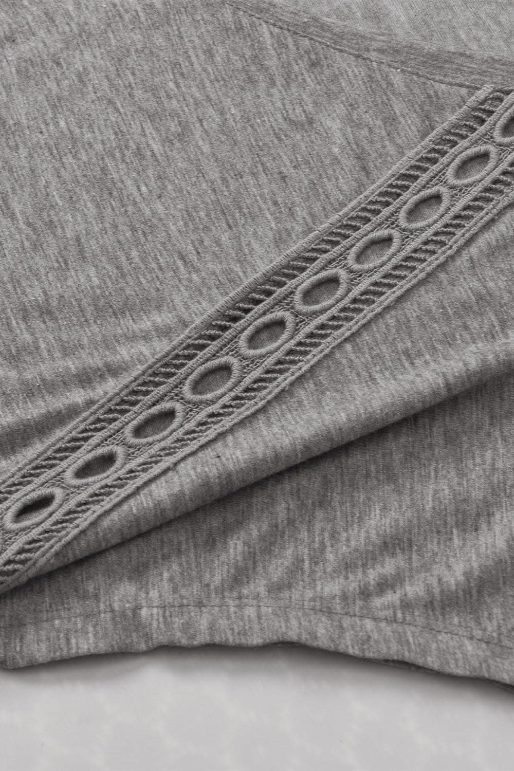 Chic heathered v-neck tee - Love Salve 