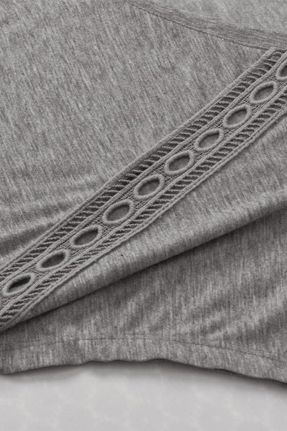 Chic heathered v-neck tee - Love Salve 