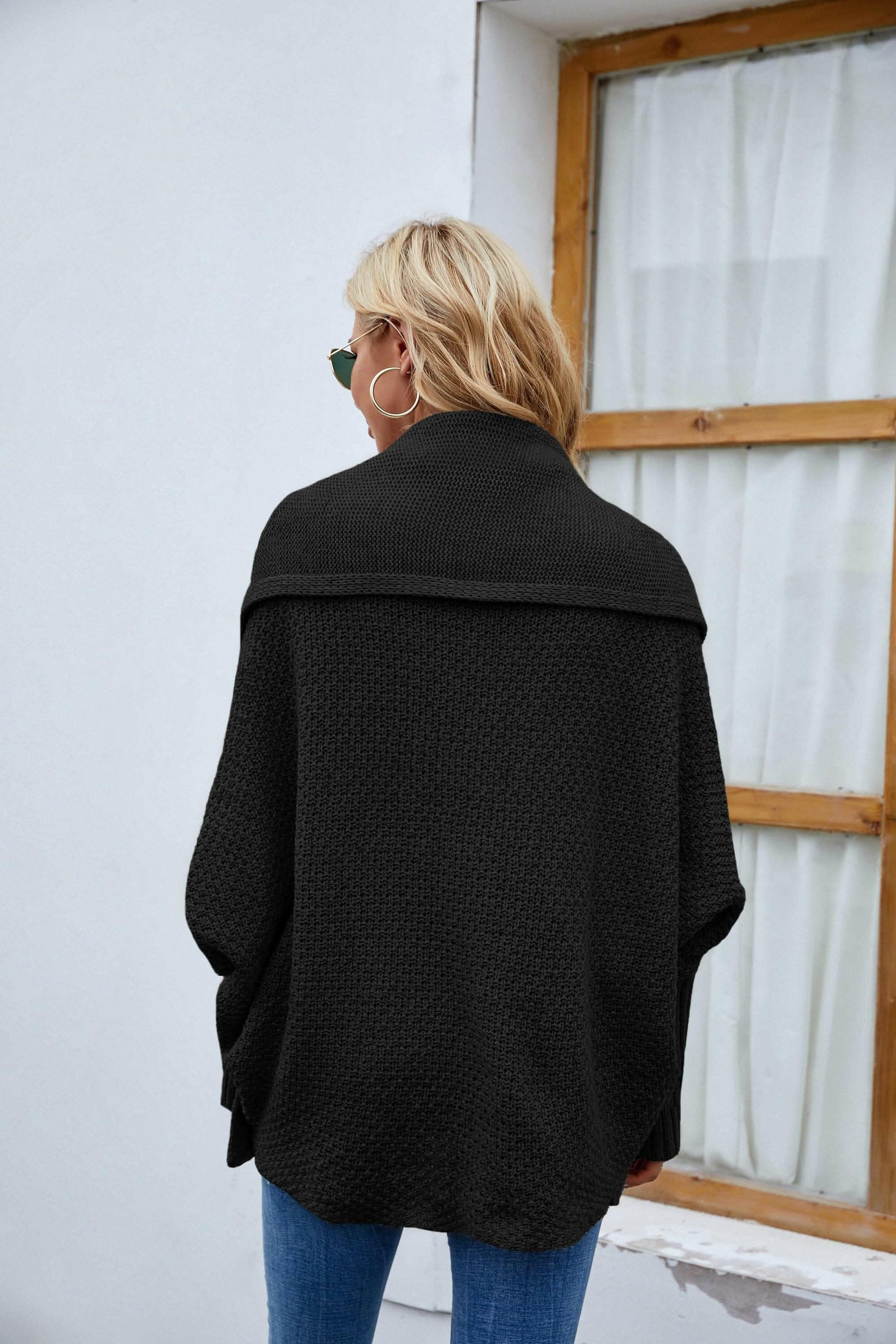 Chic long sleeve open cardigan 