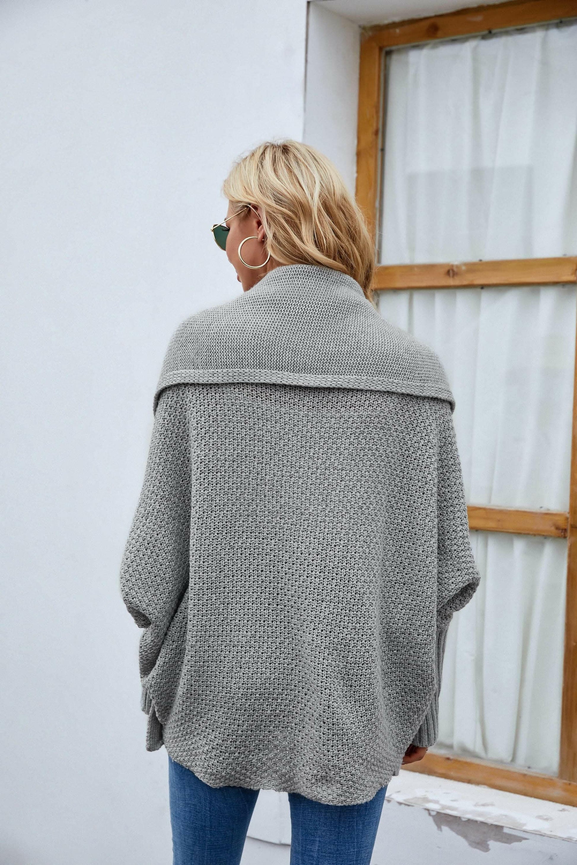 Chic long sleeve open cardigan 