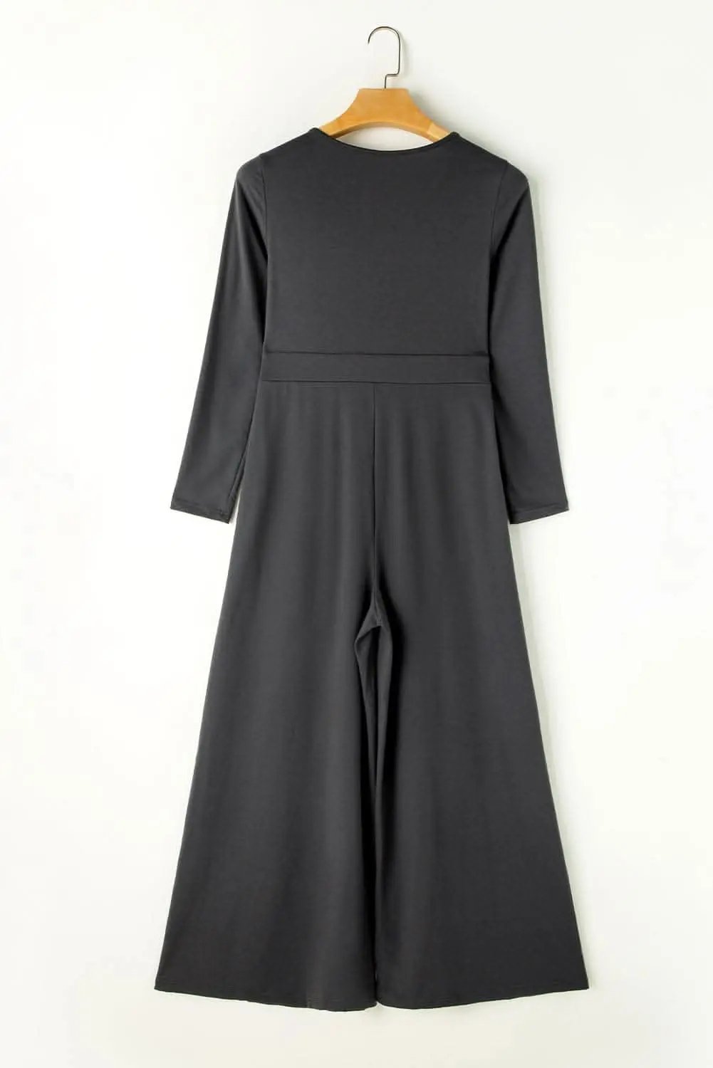 Chic long sleeve wide-leg jumpsuit - Love Salve 
