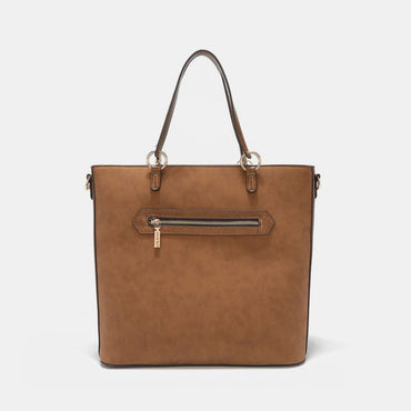 Chic metallic rhinestone tote bag 