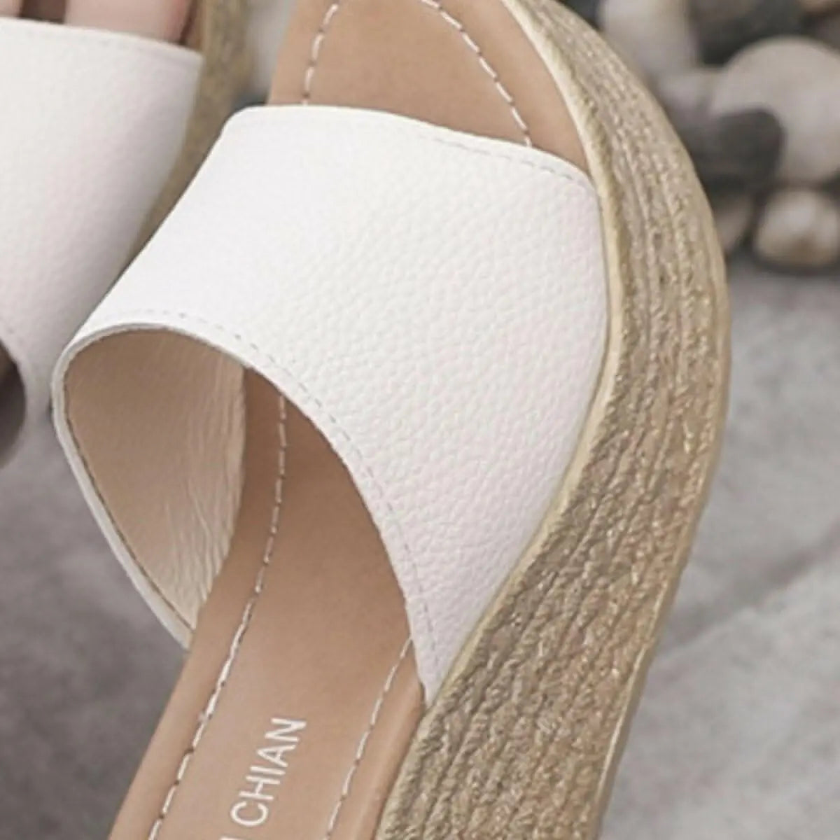 Chic open toe elevated sandals - Love Salve 