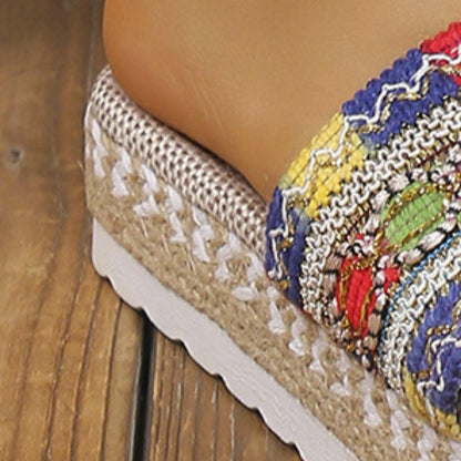 Chic open toe platform sandals - Love Salve 