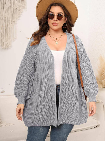 Chic oversized cardigan for curvy sizes 