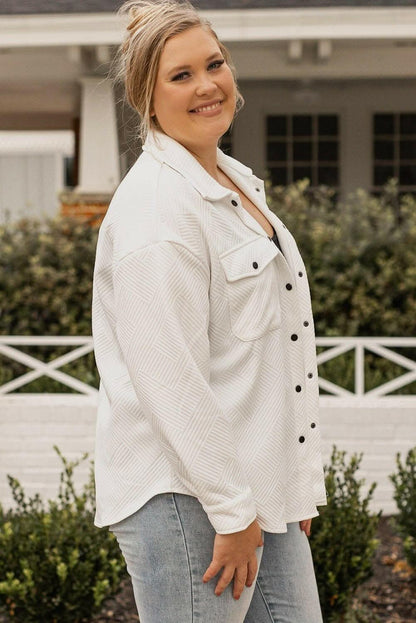 Chic oversized drop sleeve jacket 