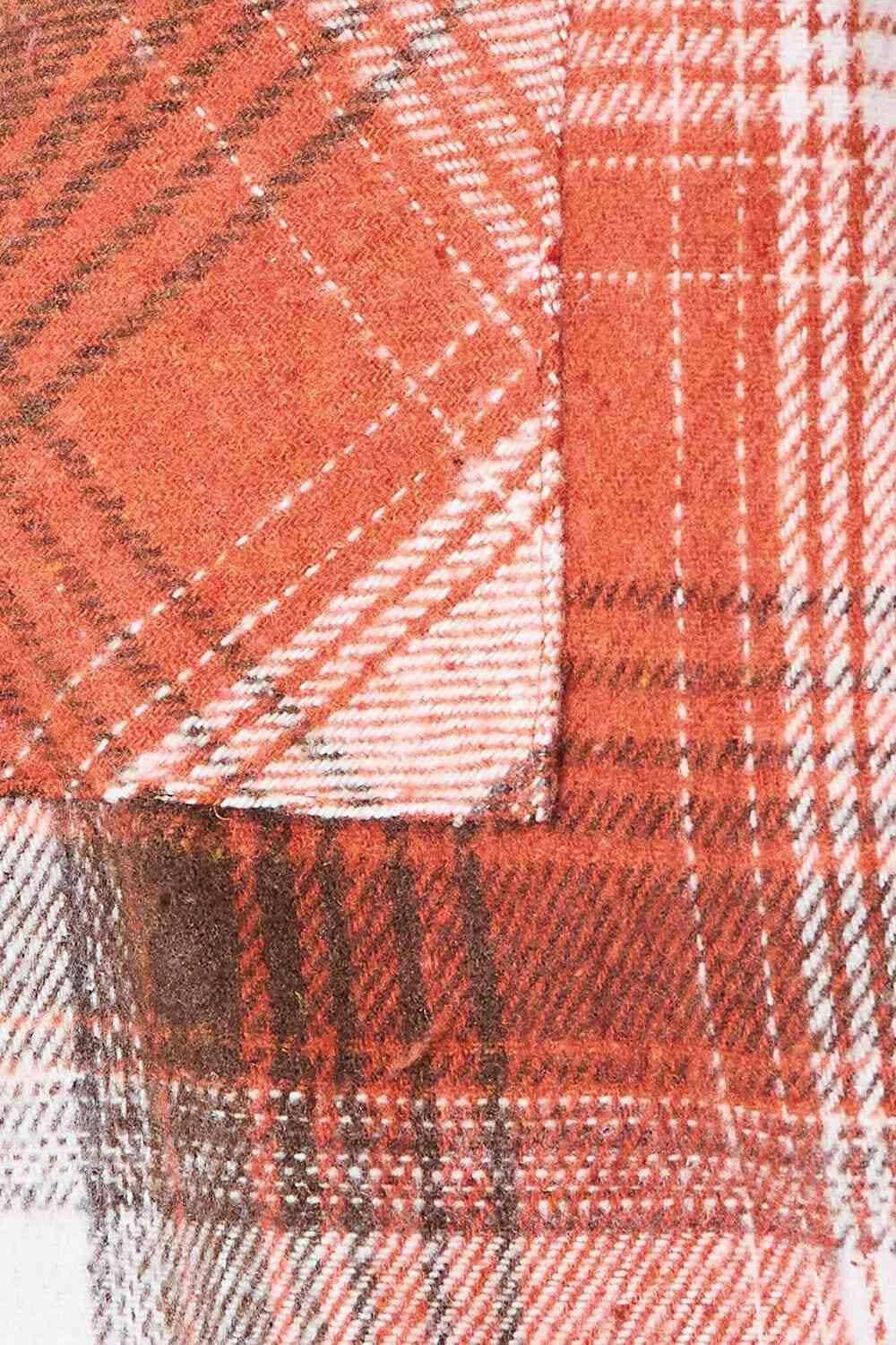 Chic plaid button-up shirt for all occasions - Love Salve 