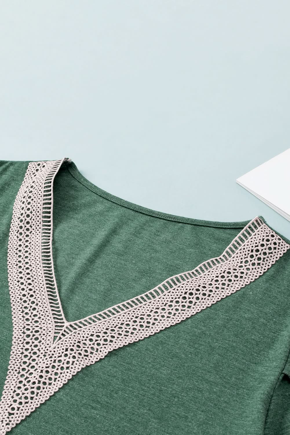 Chic plus size green embroidered blouse - Love Salve 
