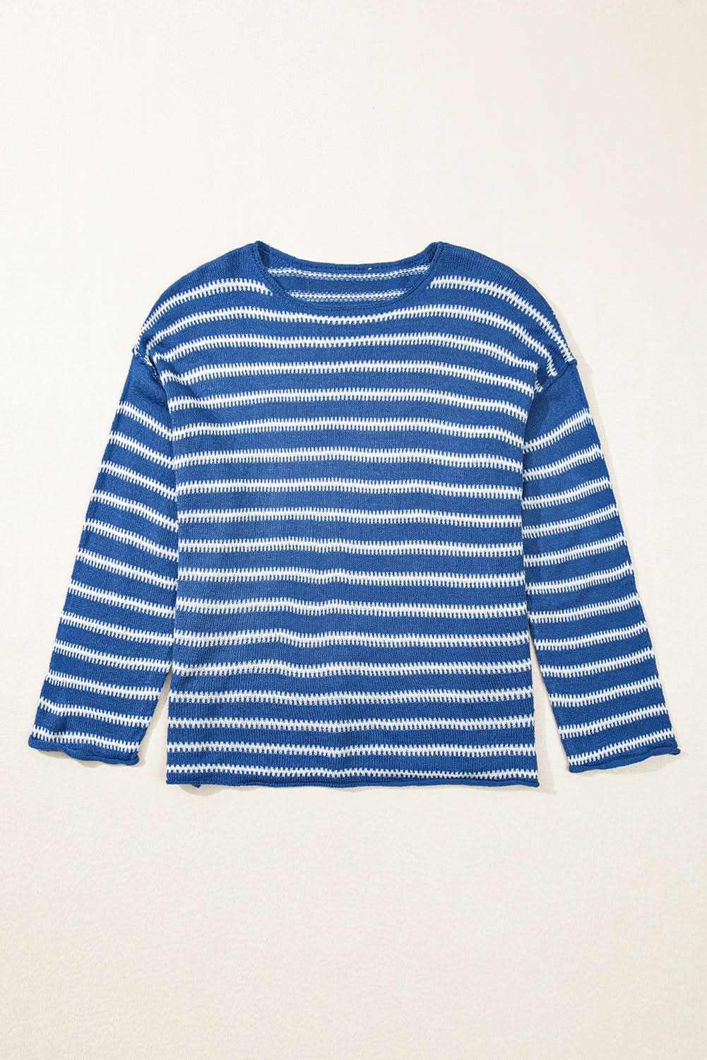 Chic plus size striped sweater - Love Salve 