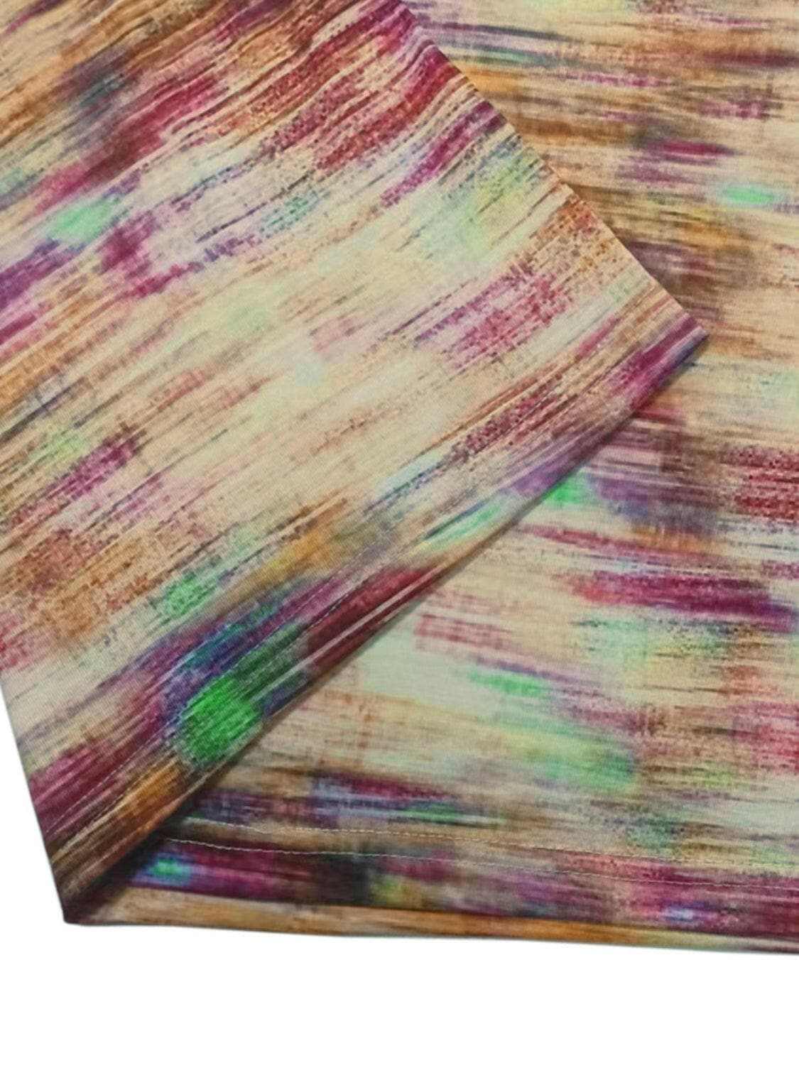 Chic printed cap sleeve top 