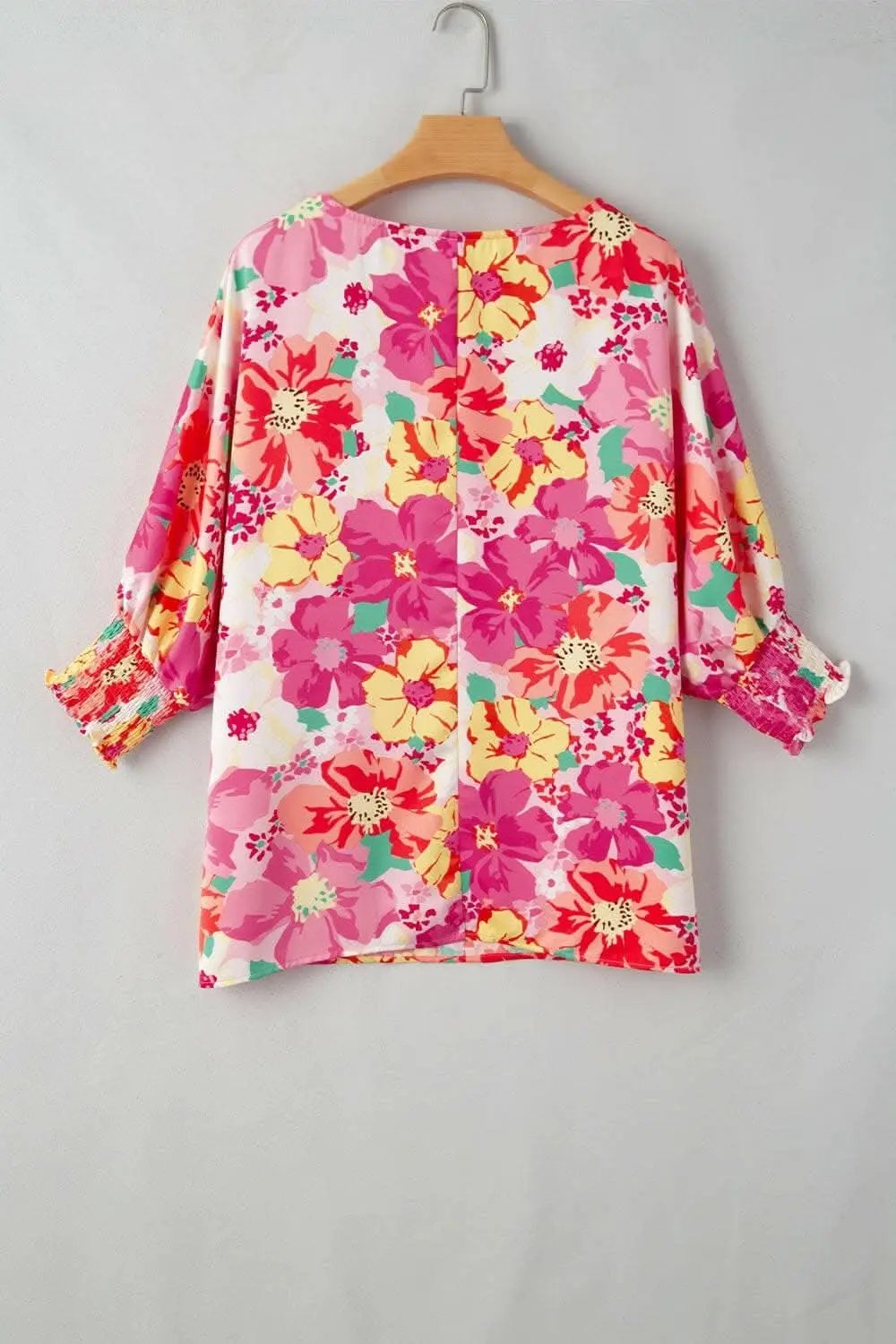 Chic printed half sleeve blouse - Love Salve 