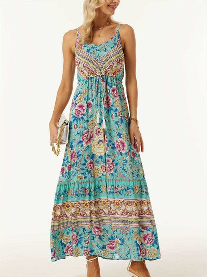 Chic printed midi dress - effortless style - Love Salve 
