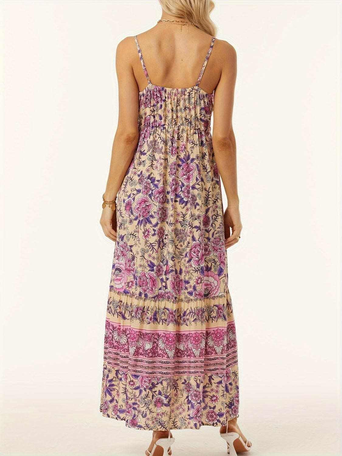 Chic printed midi dress - effortless style - Love Salve 