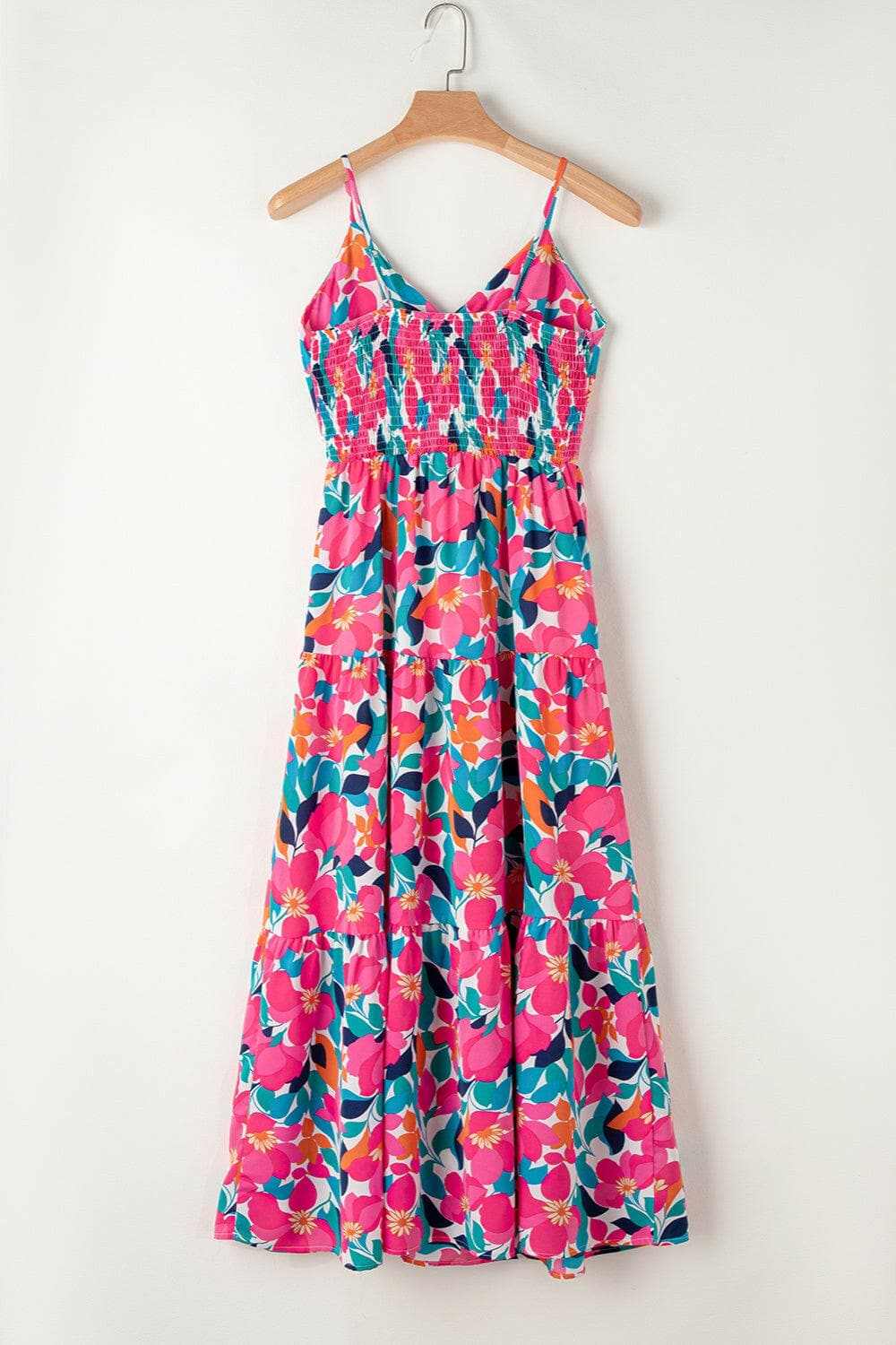 Chic printed v-neck maxi dress - Love Salve 