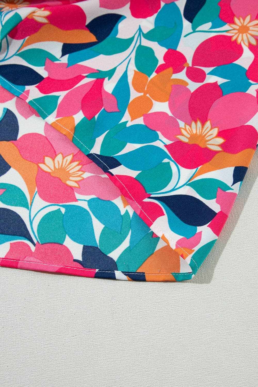 Chic printed v-neck maxi dress - Love Salve 