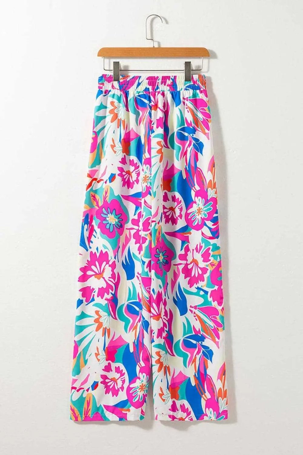 Chic printed wide-leg pants - Love Salve 