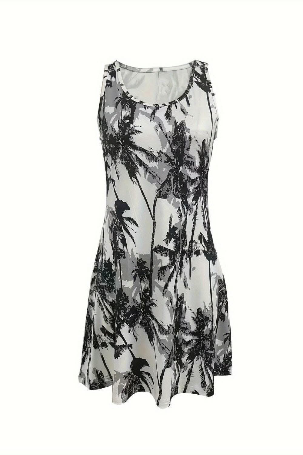 Chic scoop neck mini dress - Love Salve 