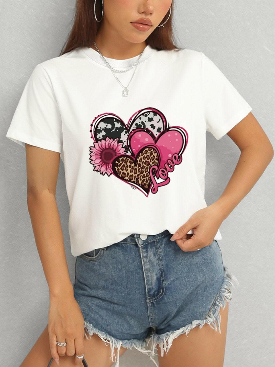 Chic sheer short sleeve blouse - Love Salve 