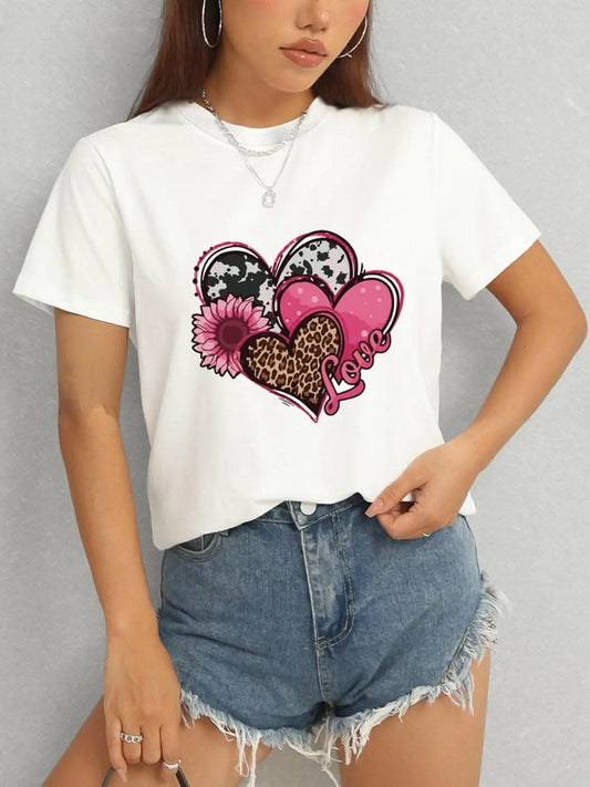 Chic sheer short sleeve blouse - Love Salve 