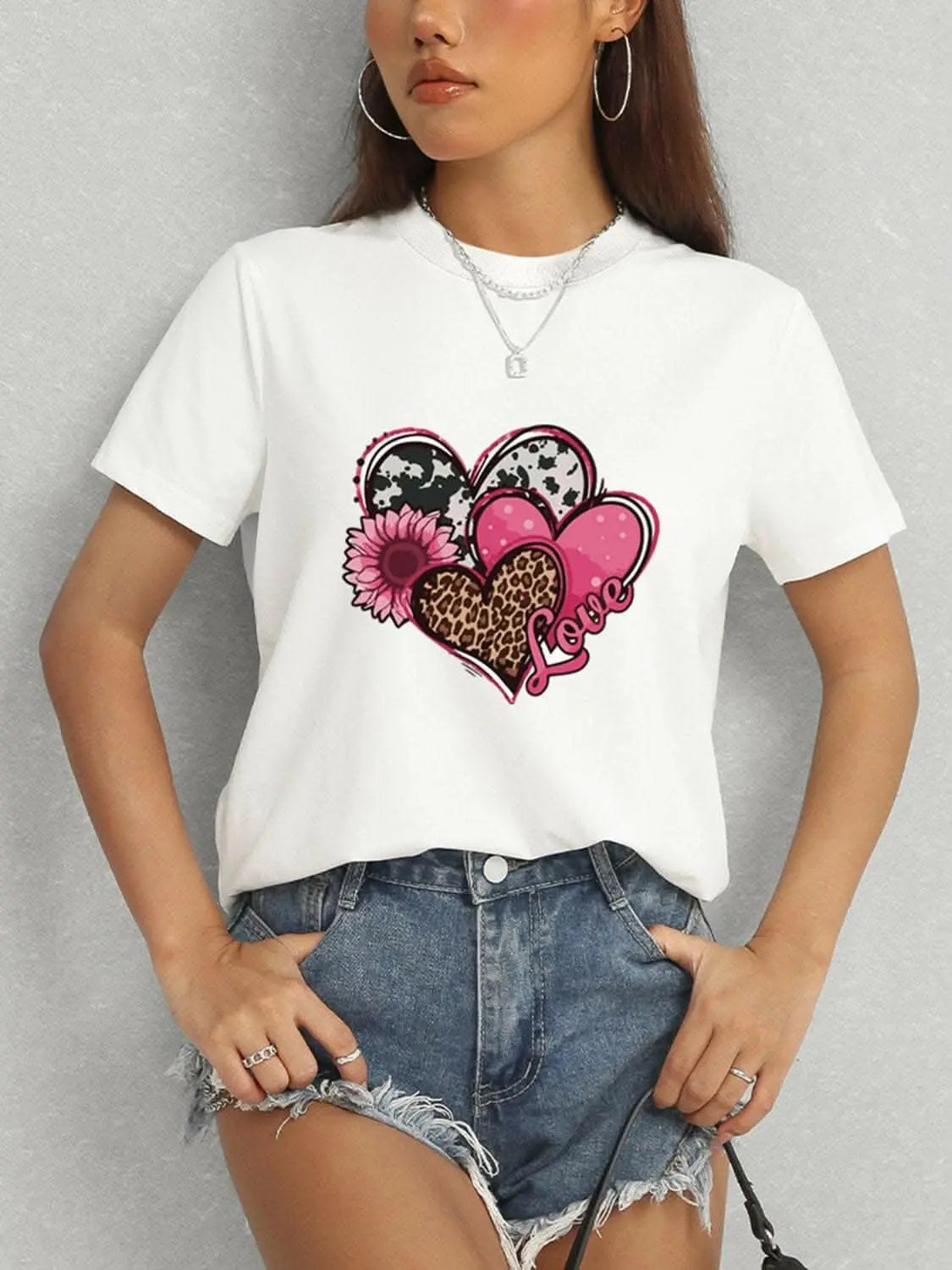 Chic sheer short sleeve blouse - Love Salve 
