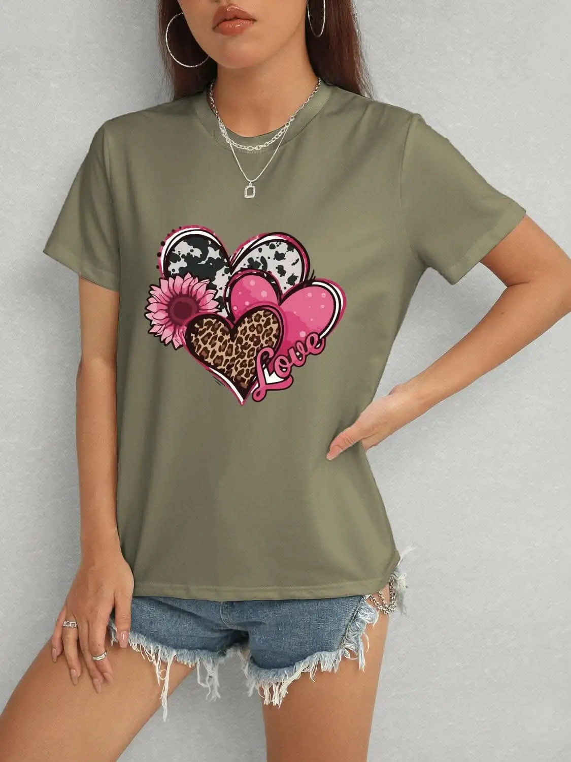 Chic sheer short sleeve blouse - Love Salve 