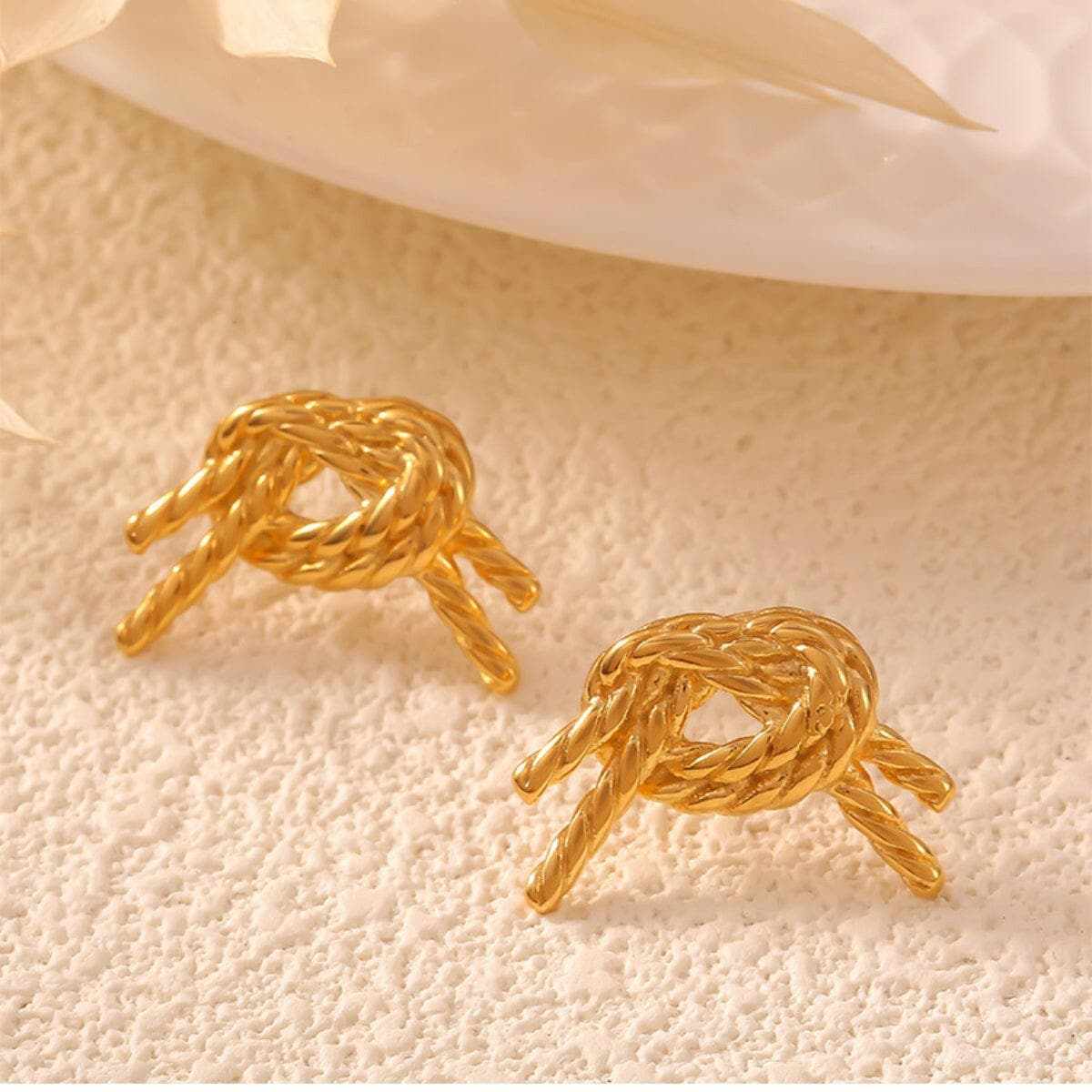 Chic titanium steel stud earrings - Love Salve 