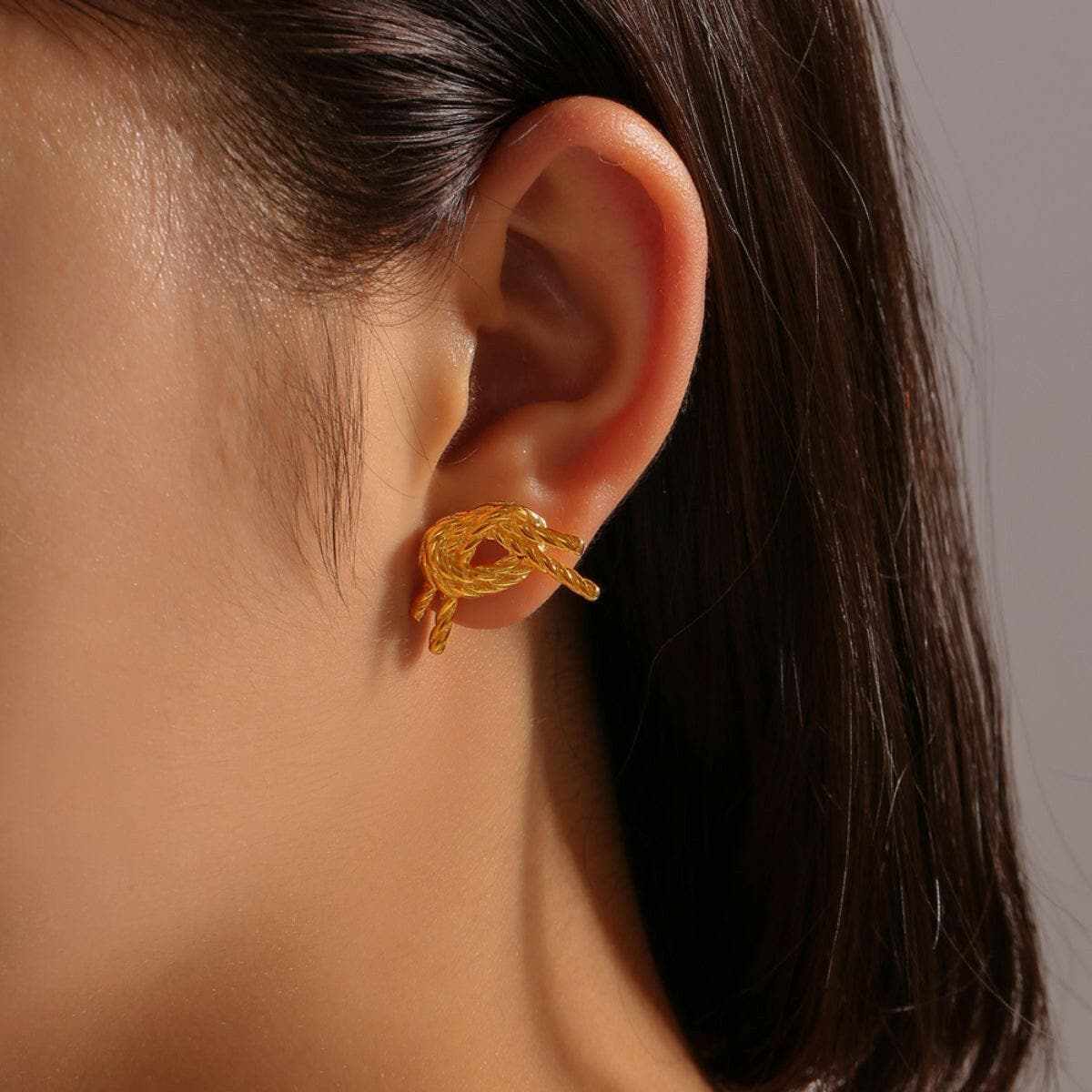 Chic titanium steel stud earrings - Love Salve 