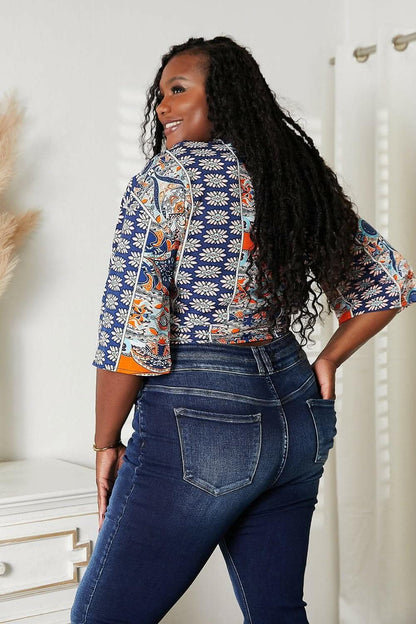Chic vibe tie-front blouse - Love Salve 