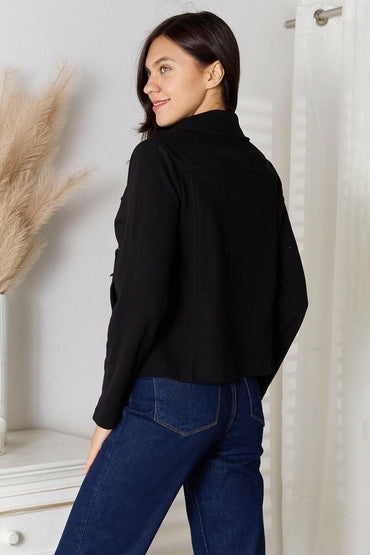 Chic zip-up jacket with pockets - Love Salve 