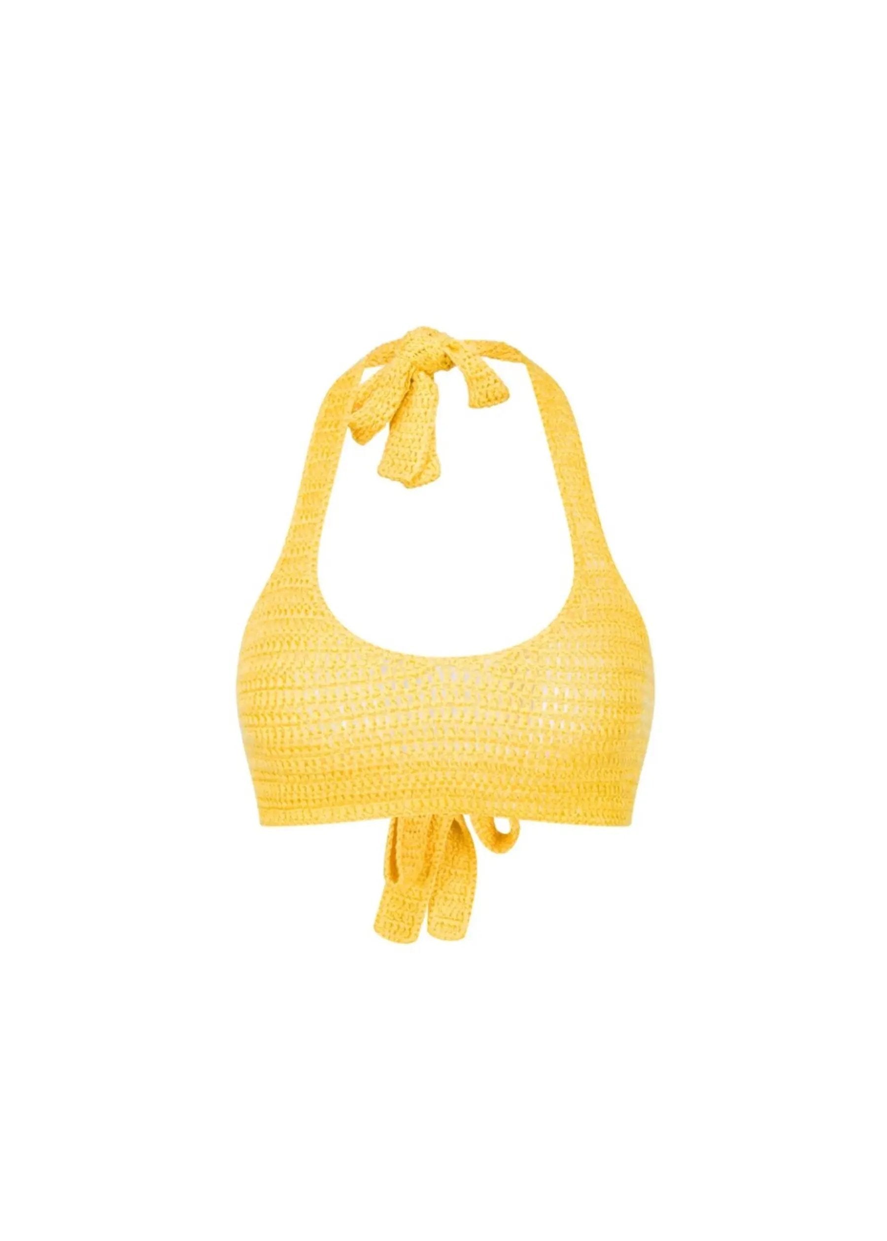 Chloe Crochet Two Piece Set Tropical Vacation Style - Love Salve 