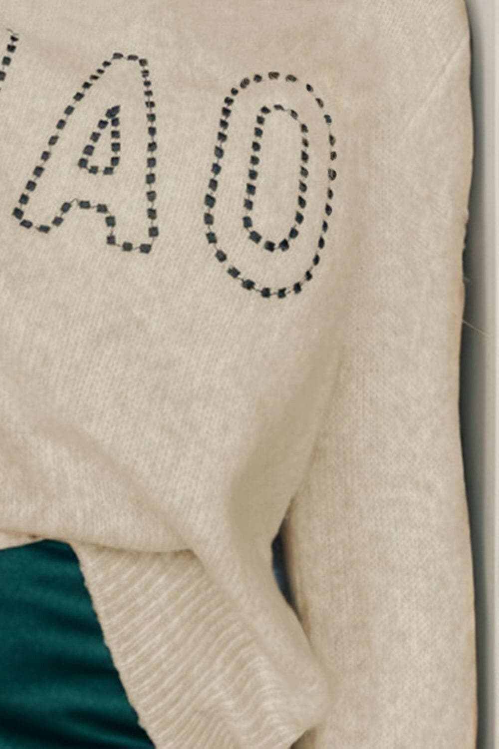 Ciao cozy round neck sweater - Love Salve 