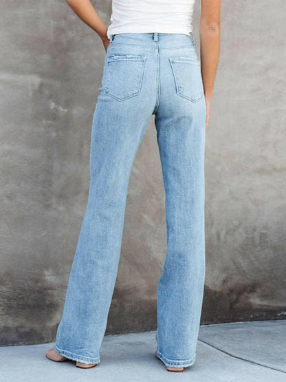 Classic straight leg jeans - versatile fit 