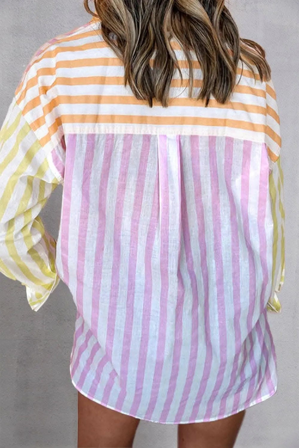 Classic striped button-up shirt - Love Salve 