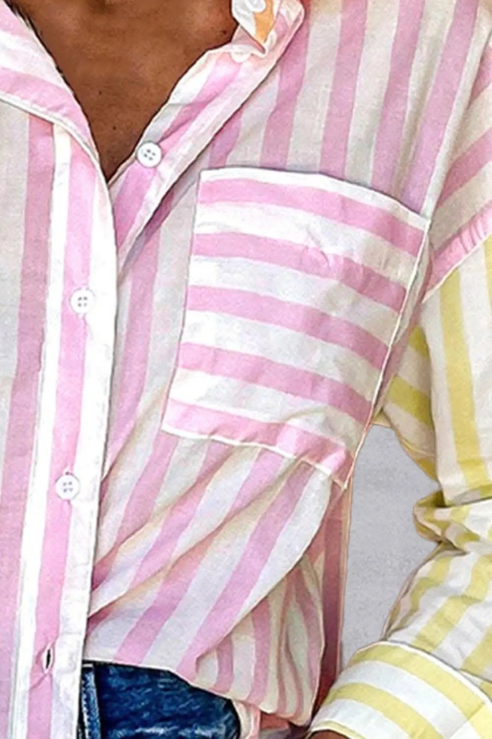 Classic striped button-up shirt - Love Salve 