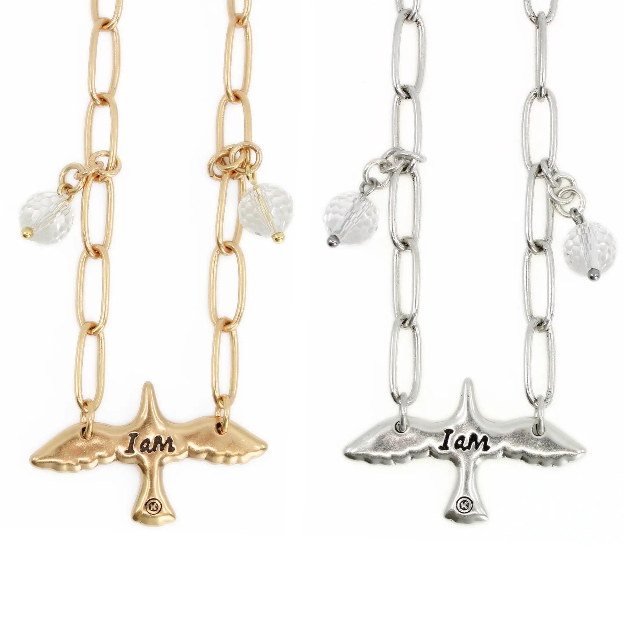 I Am Bird Long Chain Necklace Katia Designs