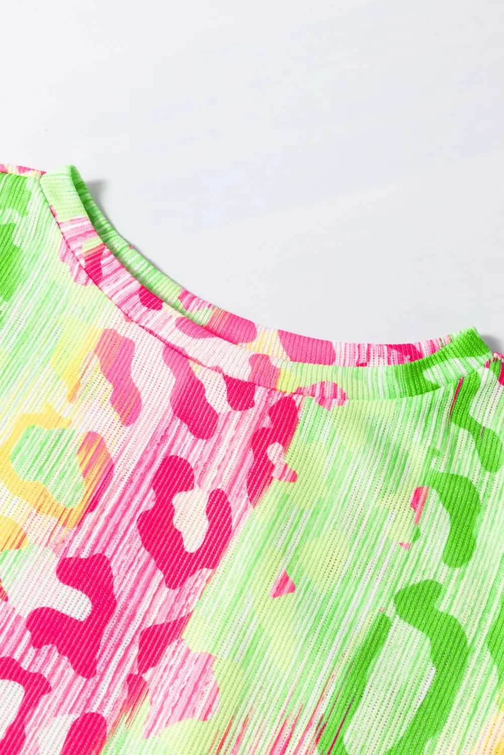 Color block leopard tee - plus size - Love Salve 