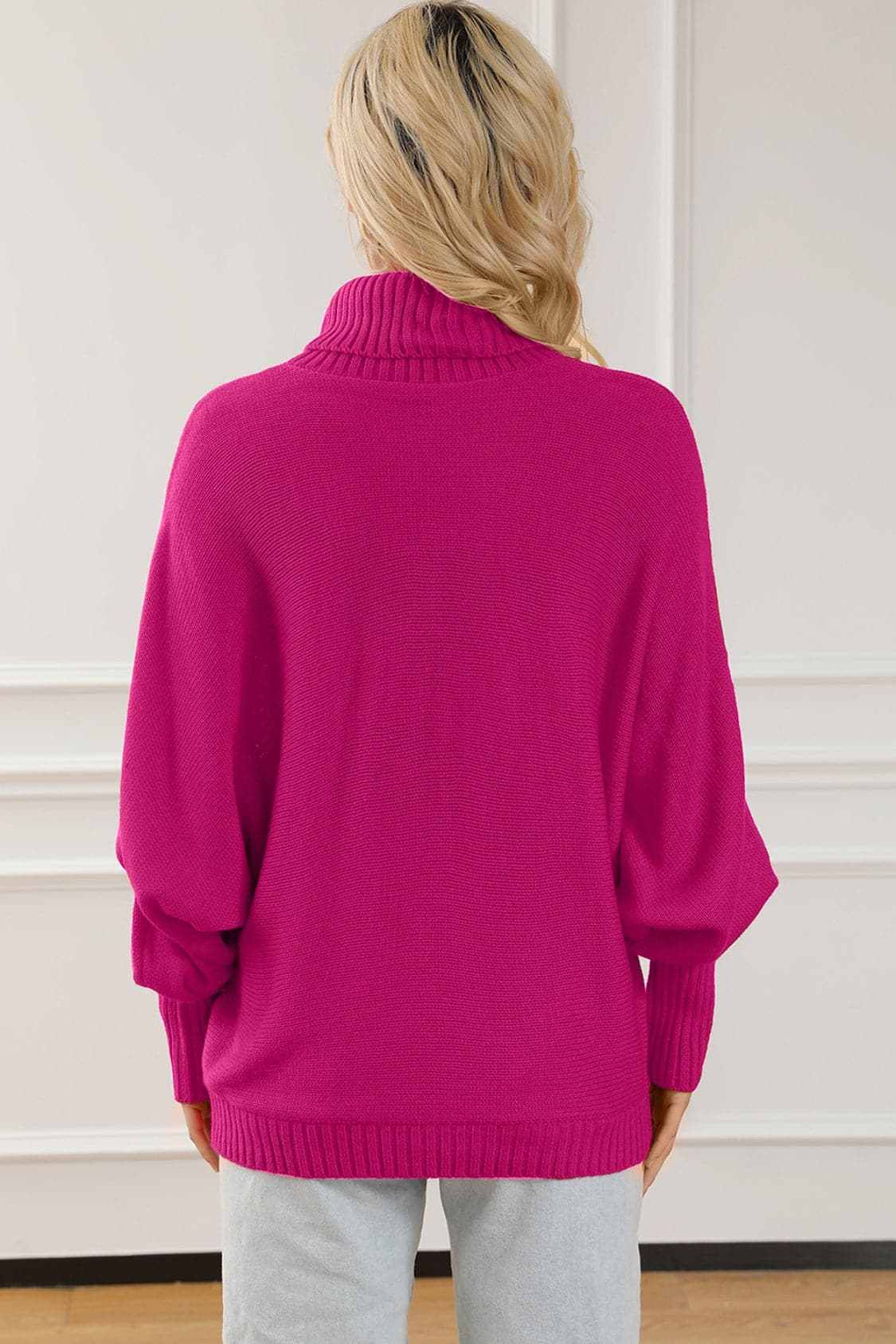 Cozy Merry High Neck Pullover - Love Salve 