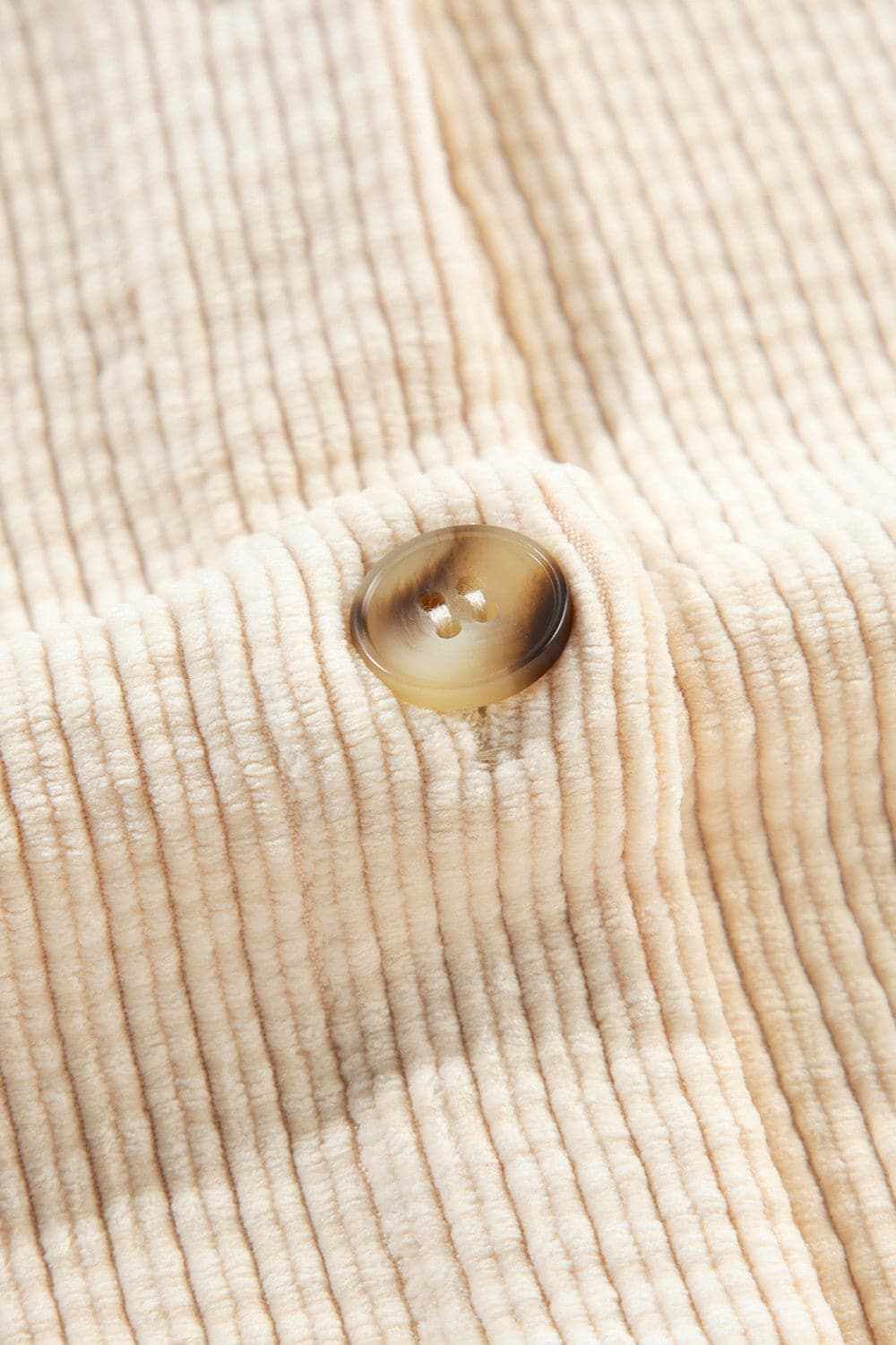 Cozy button-up shacket with pockets 