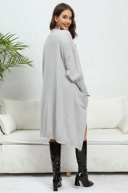Cozy cardigan with lantern sleeves 