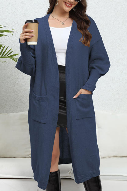 Cozy cardigan with lantern sleeves 