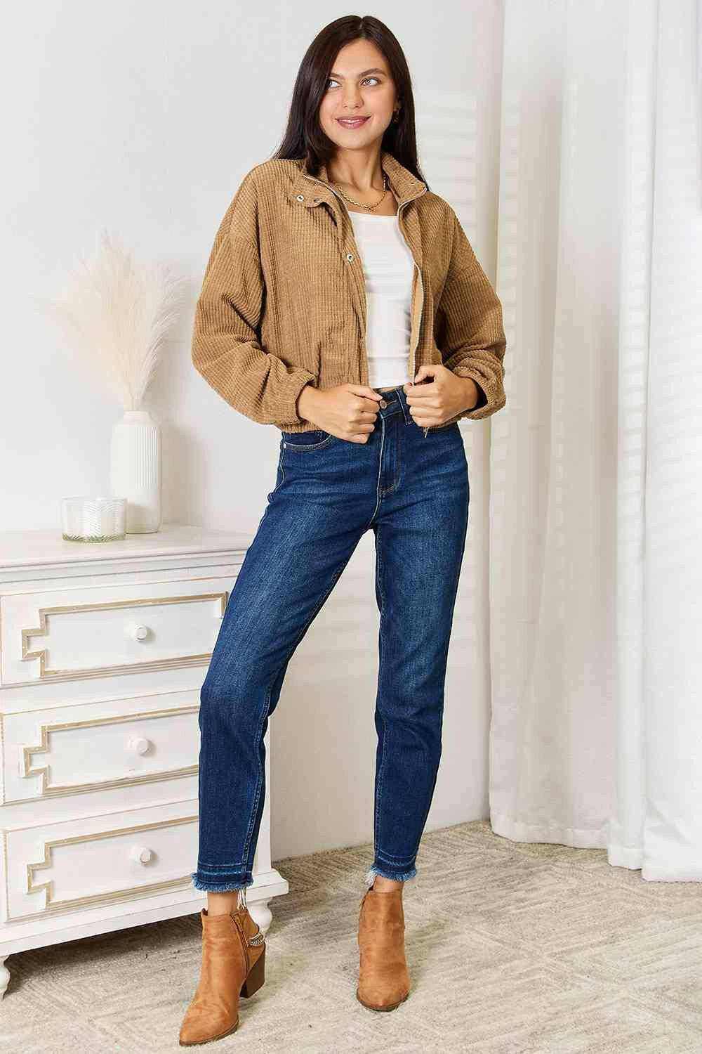 Cozy chic long sleeve jacket 