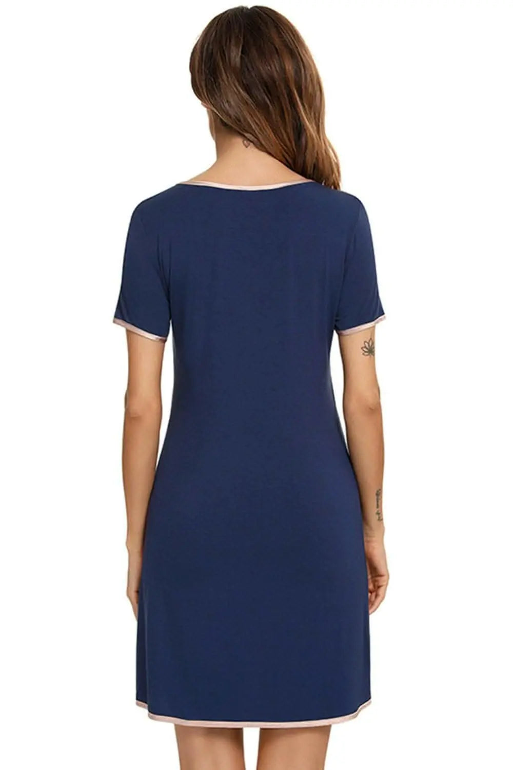 Cozy chic round neck dress - Love Salve 