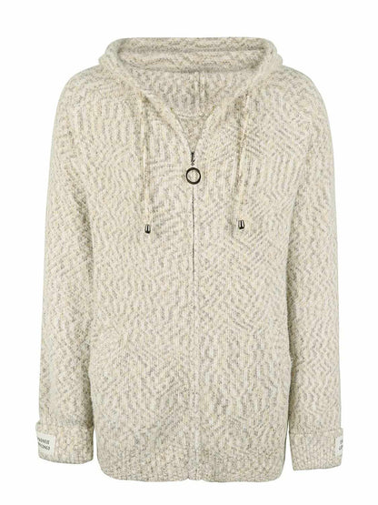 Cozy drawstring zip-up hoodie - Love Salve 