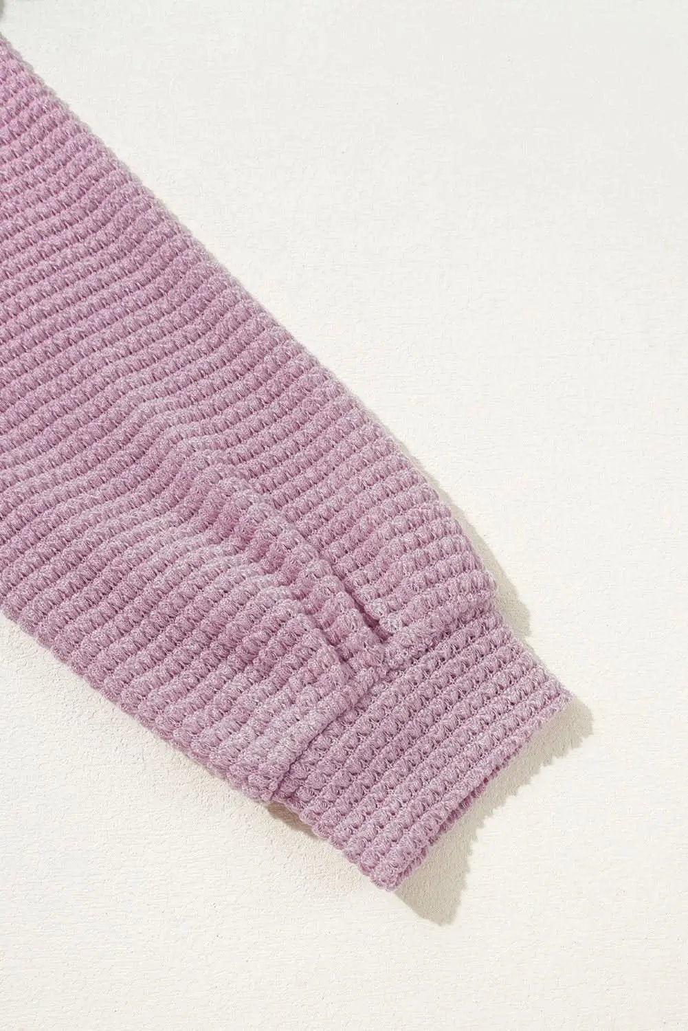 Cozy plus size hooded top with buttons - Love Salve 