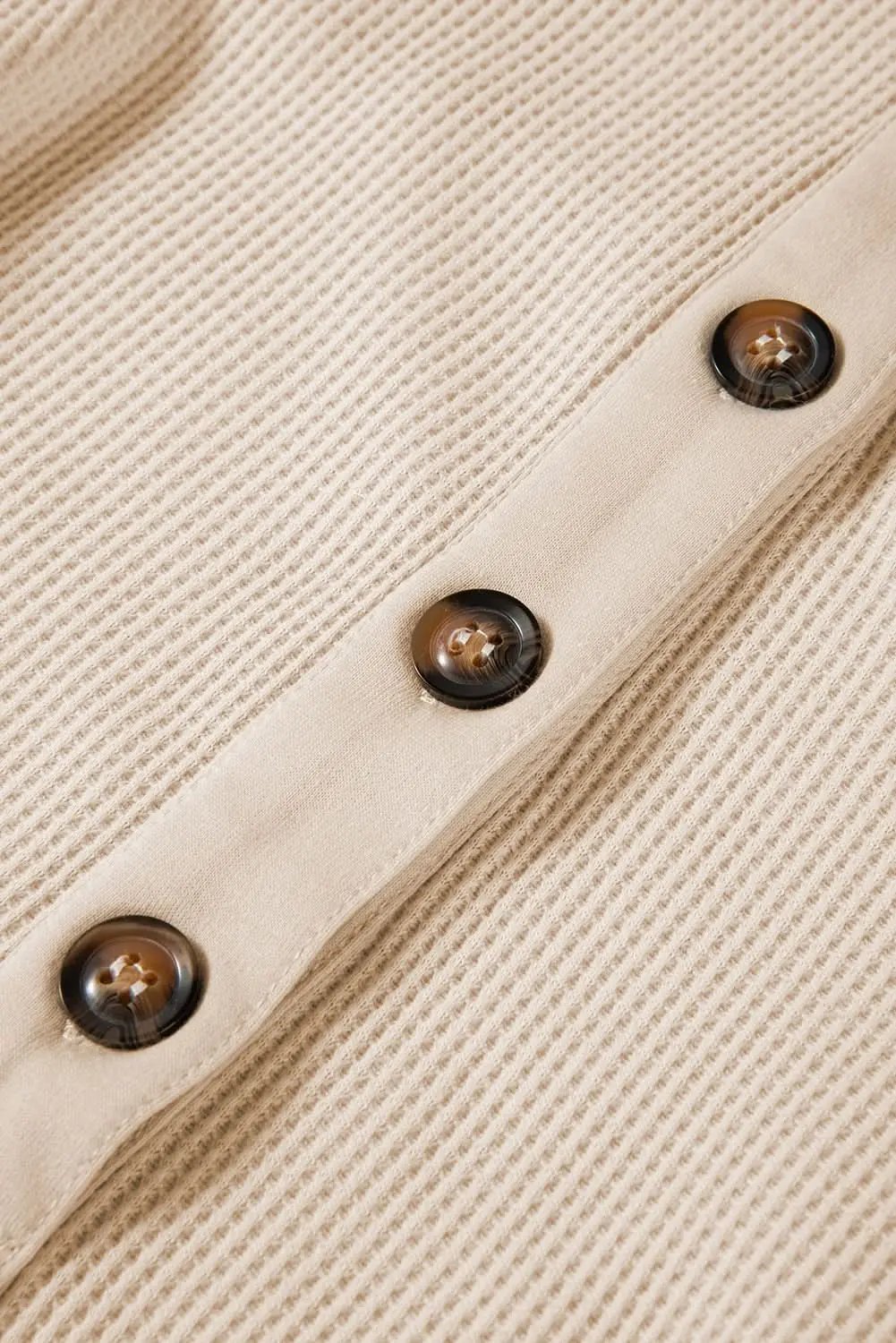 Cozy plus size thermal tunic with pockets - Love Salve 