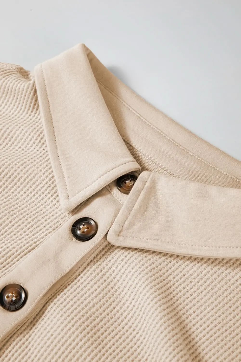 Cozy plus size thermal tunic with pockets - Love Salve 