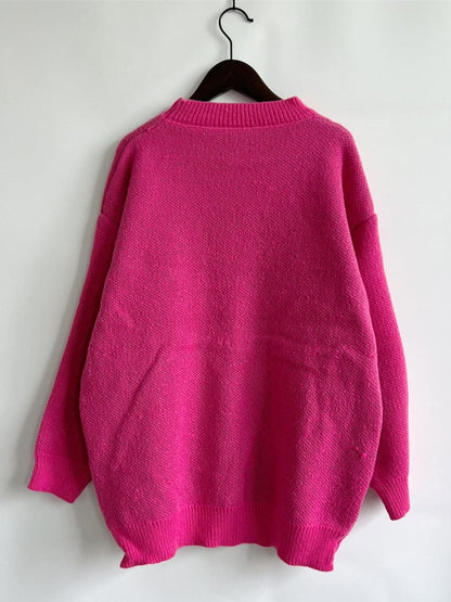 Cozy promise knit sweater - soft blend 