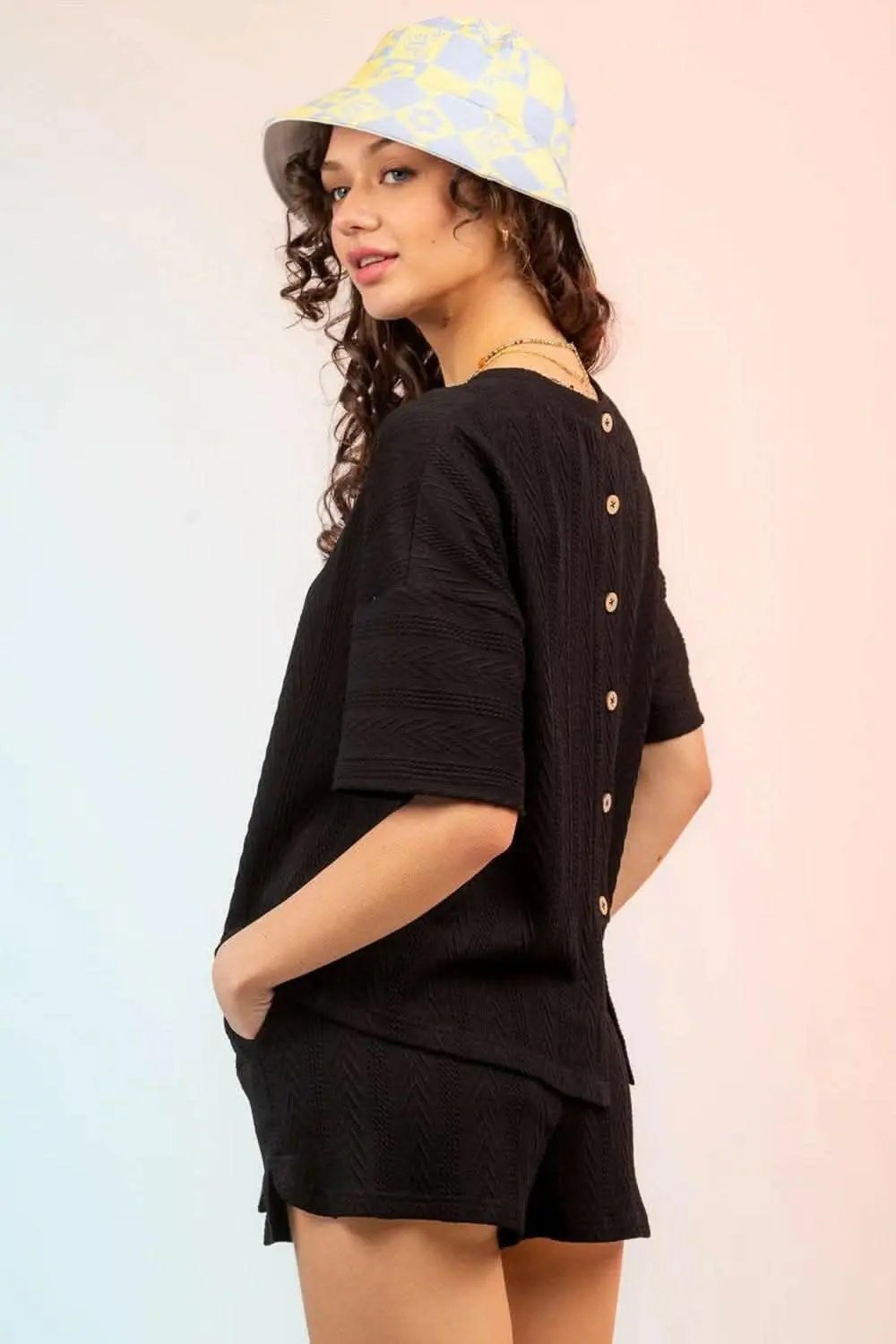 Cozy textured two-piece lounge set - Love Salve 